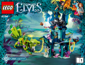 Manual Lego set 41194 Elves Noctura's tower and the earth fox rescue