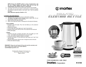 Handleiding Imarflex IK-515S Waterkoker