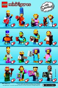 Kullanım kılavuzu Lego set 71009 Collectible Minifigures Serisi Simpsons 2