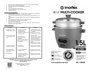 Handleiding Imarflex IRC-150GN Multicooker