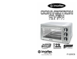 Bruksanvisning Imarflex IT-220CS Ugn