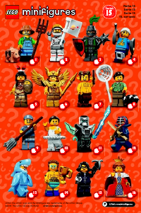 Kullanım kılavuzu Lego set 71011 Collectible Minifigures Serisi 15