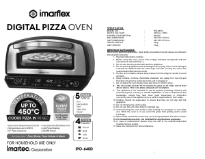 Bruksanvisning Imarflex IPO-645D Ugn