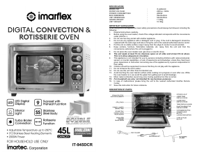 Bruksanvisning Imarflex IT-945DCR Ugn