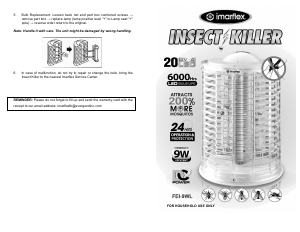 Manual Imarflex FEI-9WL Pest Repeller