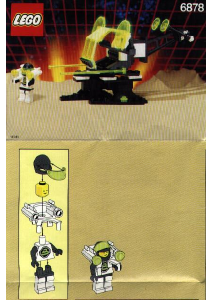 Manual Lego set 6878 Blacktron Sub orbital guardian