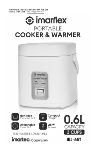 Bruksanvisning Imarflex IRJ-65T Riskokare