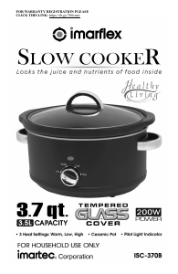 Handleiding Imarflex ISC-370B Slowcooker