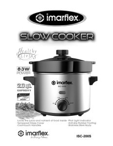 Bruksanvisning Imarflex ISC-200S Slow cooker