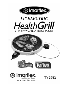 Bruksanvisning Imarflex TY-3762 Bordgrill