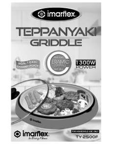 Manual Imarflex TY-2500F Table Grill