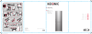 Bedienungsanleitung Koenic KFK 45411 A2 NF Kühl-gefrierkombination