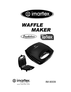 Bruksanvisning Imarflex IM-9009 Våffeljärn