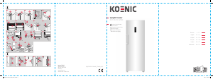 Manual de uso Koenic KFZ 45211 A2 Congelador