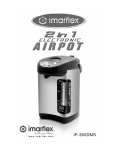 Bruksanvisning Imarflex IP-360DMS Vattendispenser