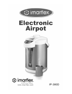 Bruksanvisning Imarflex IP-380D Vattendispenser