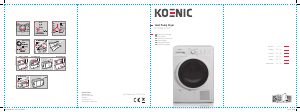 Mode d’emploi Koenic KTD 83012 A2 Sèche-linge