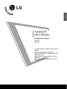 Käyttöohje LG 42PT81 Plasmatelevisio