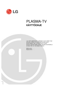 Käyttöohje LG 42PX3RVA Plasmatelevisio