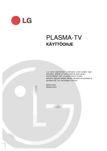Käyttöohje LG 42PX4RV Plasmatelevisio