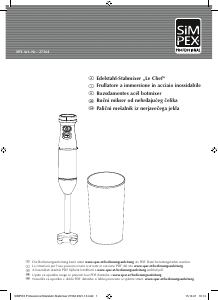 Manuale Simpex 27364 Frullatore a mano