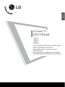 Käyttöohje LG 50PG200R Plasmatelevisio