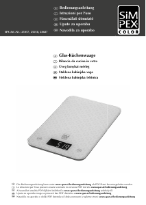 Bedienungsanleitung Simpex 25057 Küchenwaage