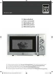Használati útmutató Simpex 22873 Mikrohullámú sütő