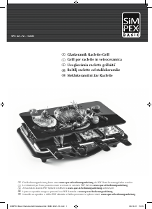 Használati útmutató Simpex 16083 Raclette grillsütő