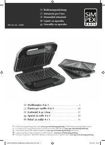Priručnik Simpex 32980 Aparat za vafle