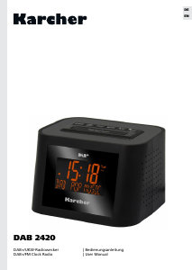 Bruksanvisning Kärcher DAB 2420 Klockradio