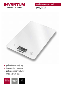 Mode d’emploi Inventum WS305 Balance de cuisine
