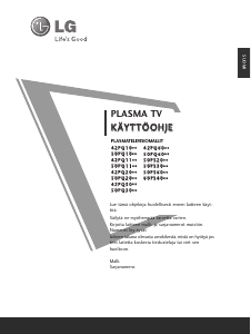 Käyttöohje LG 50PQ2000 Plasmatelevisio