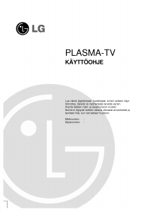 Käyttöohje LG 60PY2R Plasmatelevisio