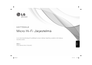 Käyttöohje LG FA64 Stereosetti