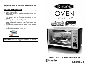 Handleiding Imarflex IM-9220MS Oven