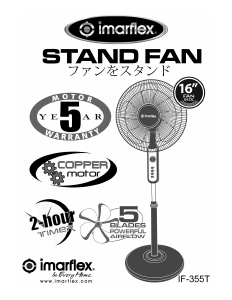 Manual Imarflex IF-355T Fan