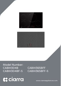 Handleiding Ciarra CABIH304B Kookplaat