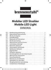 Käyttöohje Brennenstuhl Dinora Lamppu