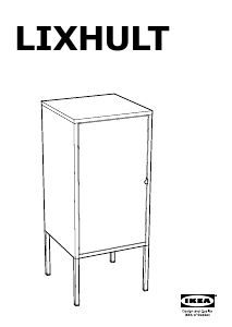 Manual IKEA LIXHULT Dulap