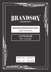 Bruksanvisning Brandson 307247 Fläkt