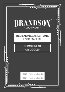 Bruksanvisning Brandson 306538 Fläkt