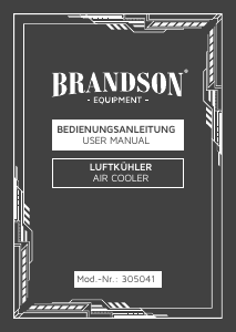 Bruksanvisning Brandson 305041 Fläkt