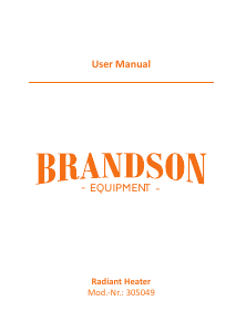 Manuale Brandson 305049 Termoventilatore