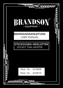 Handleiding Brandson 303898 Kachel
