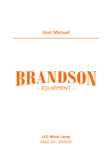 Bruksanvisning Brandson 302639 Lampa