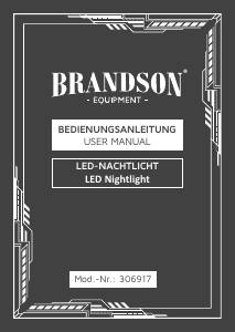 Bruksanvisning Brandson 306917 Lampa