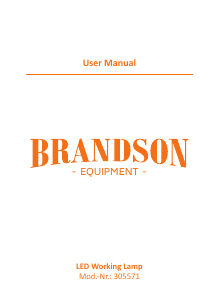 Bruksanvisning Brandson 305571 Lampa