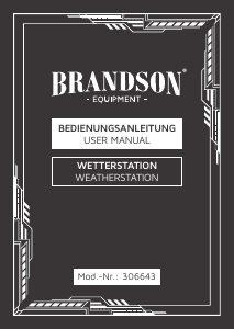 Mode d’emploi Brandson 306643 Station météo