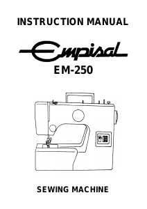 Handleiding Empisal EM-250 Naaimachine